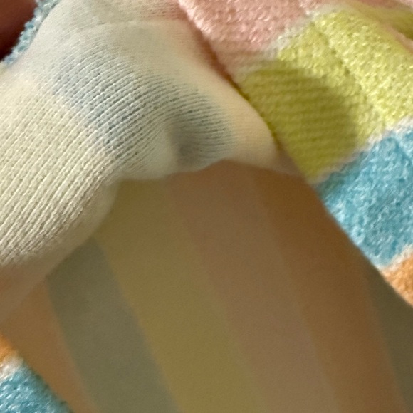 Roxy Pastel Striped Kids Hoodie - Picture 4 of 6